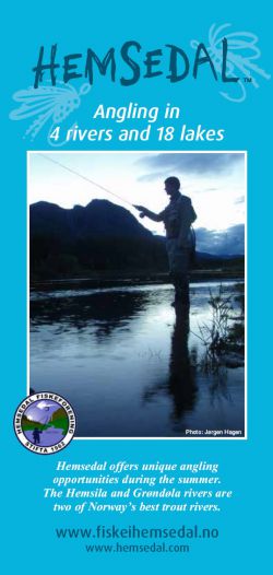 Informationfolder for fishing in Hemsedal